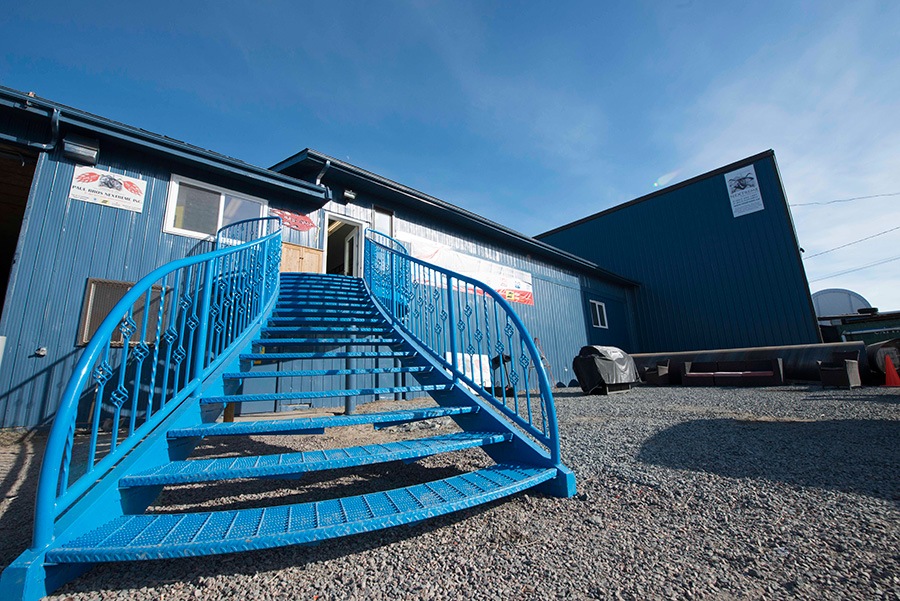 Prefab Steel Building from low angle